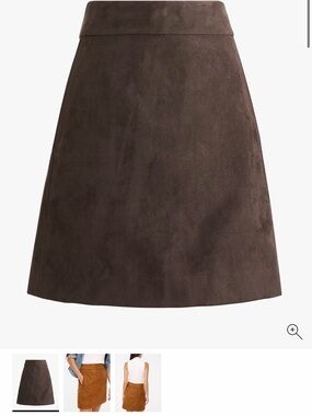 J. Crew Chocolate Brown Mini Skirt
